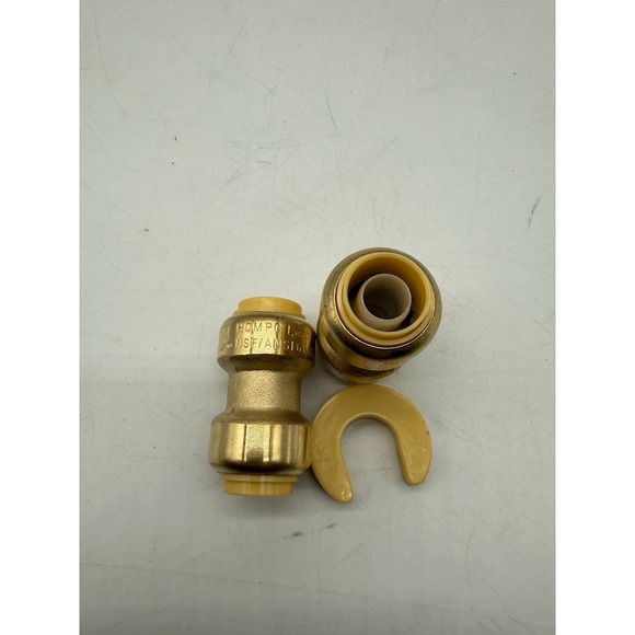 The Unbranded Brand Other - 1/2 Brass Push-to-Connect Coupling
